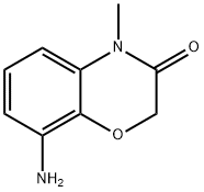 8-Amino-4-methyl-2H-1,4-benzoxazin-3(4H)-one Struktur