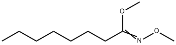 N-Methoxy-N-MethyloctanaMide Struktur