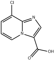 IMidazo[1,2-a]pyridine-3-carboxylic acid, 8-chloro- Struktur