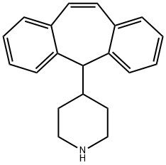 4-(5H-DIBENZO[A,D]CYCLOHEPTEN-5-YL)PIPERIDINE Struktur