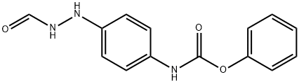 PHENYLN-(4-(2-FORMYLHYDRAZINO)PHENYL)CARBAMATE Struktur