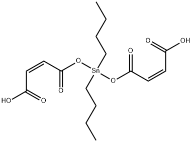 4,4'-[(Dibutylstannylene)bis(oxy)]bis[(Z)-4-oxo-2-butenoic acid] Struktur