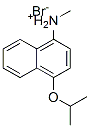 (4-propan-2-yloxynaphthalen-1-yl)methylazanium bromide Struktur