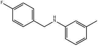 N-(4-Fluorobenzyl)-3-Methylaniline, 97% Struktur