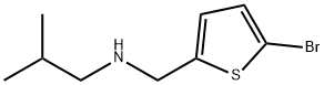 N-((5-broMothiophen-2-yl)Methyl)-2-Methylpropan-1-aMine Struktur