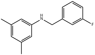 3,5-DiMethyl-N-(3-fluorobenzyl)aniline, 97% Struktur