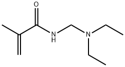 N-[(diethylamino)methyl]methacrylamide  Struktur