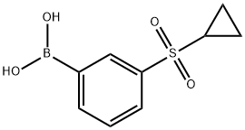 3-(Cyclopropylsulfonyl)phenylboronic acid Struktur