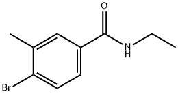 4-Bromo-N-ethyl-3-methylbenzamide Struktur