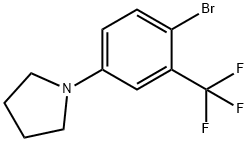 1-(4-BroMo-3-trifluoroMethyl-phenyl)-pyrrolidine Struktur