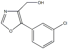 (5-(3-Chlorophenyl)oxazol-4-yl)Methanol Struktur