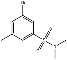 N,N-DiMethyl 3-broMo-5-MethylbenzenesulfonaMide Struktur