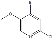 4-Bromo-2-chloro-5-methoxypyridine Struktur