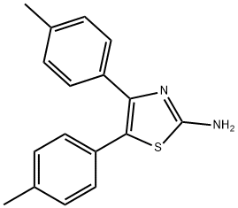 4,5-DI-P-TOLYL-THIAZOL-2-YLAMINE Struktur