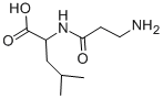 H-BETA-ALA-DL-LEU-OH Struktur