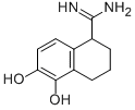 1-Naphthalenecarboximidamide,1,2,3,4-tetrahydro-5,6-dihydroxy- Struktur