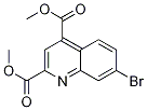 dimethyl 7-bromoquinoline-2,4-dicarboxylate Struktur