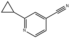 2-Cyclopropylisonicotinonitrile Struktur