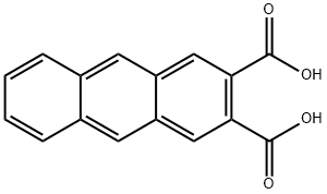 2,3-Anthracenedicarboxylic acid Struktur