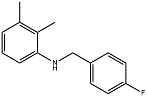 N-(4-Fluorobenzyl)-2,3-diMethylaniline, 97% Struktur