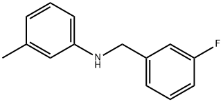 N-(3-Fluorobenzyl)-3-Methylaniline, 97% Struktur