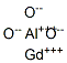 Aluminum gadolinium oxide, solid soln. with aluminum yttrium oxide, gallium gadolinium oxide and gallium yttrium oxide, cerium and praseodymium and terbium-doped Struktur