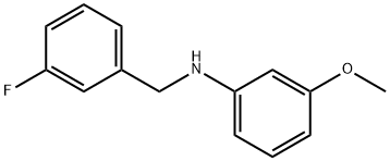 N-(3-Fluorobenzyl)-3-Methoxyaniline, 97% Struktur