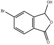 1(3H)-Isobenzofuranone, 5-bromo-3-hydroxy- Struktur