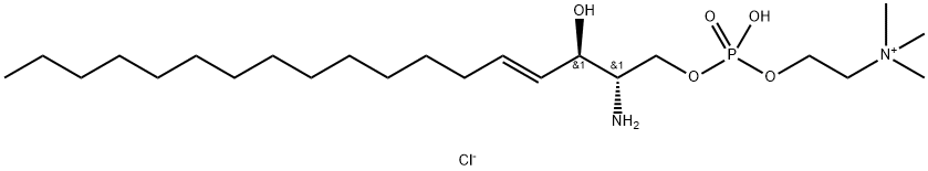 LYSOSPHINGOMYELIN CHLORIDE Struktur