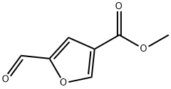 3-Furancarboxylic acid, 5-forMyl-, Methyl ester Struktur