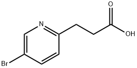 3-(5-broMopyridin-2-yl)propanoic acid Struktur