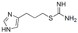 Carbamimidothioic acid 3-(1H-imidazol-4-yl)propyl ester Struktur