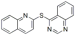 4-quinolin-2-ylsulfanylquinazoline Struktur