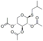 isobutyl 2,3,4-tri-O-acetyl-1-thio-beta-xylopyranoside Struktur