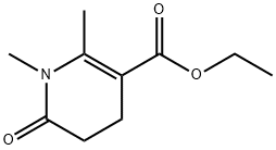 1,4,5,6-Tetrahydro-1,2-dimethyl-6-(oxo)nicotinic acid ethyl ester Struktur