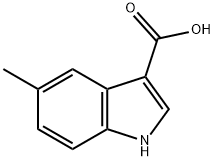 5-METHYL-1H-INDOLE-3-CARBOXYLIC ACID Struktur