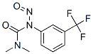 1,1-dimethyl-3-nitroso-3-[3-(trifluoromethyl)phenyl]urea Struktur