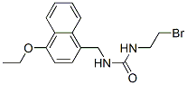 1-(2-Bromoethyl)-3-[(4-ethoxy-1-naphtyl)methyl]urea Struktur