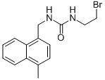 1-(2-Bromoethyl)-3-(4-methyl-1-naphthalenemethyl)urea Struktur