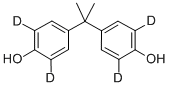 BISPHENOL-A-2,2',6,6'-D4 Struktur