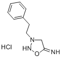 5-Imino-3-phenylethyl-1,2,3-oxadiazolidine hydrochloride Struktur