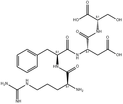 ARG-PHE-ASP-SER Struktur