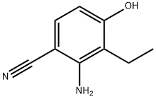 Benzonitrile,  2-amino-3-ethyl-4-hydroxy- Struktur