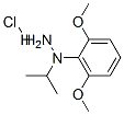 1-(2,6-dimethoxyphenyl)propan-2-ylhydrazine hydrochloride Struktur