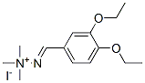 [(3,4-diethoxyphenyl)methylideneamino]-trimethyl-azanium iodide Struktur