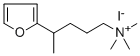 (4-(2-Furyl)pentyl)trimethylammonium iodide Struktur