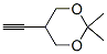 1,3-Dioxane, 5-ethynyl-2,2-dimethyl- (9CI) Struktur