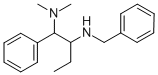 Phenethylamine, N-benzyl-beta-(dimethylamino)-alpha-ethyl- Struktur