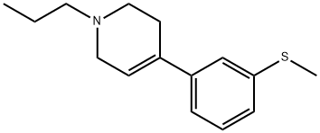 4-[3-(Methylsulfanyl)phenyl]-1-propyl-1,2,3,6-tetrahydro-pyridine Struktur