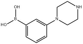 3-(piperazin-1-yl)phenylboronic acid Struktur